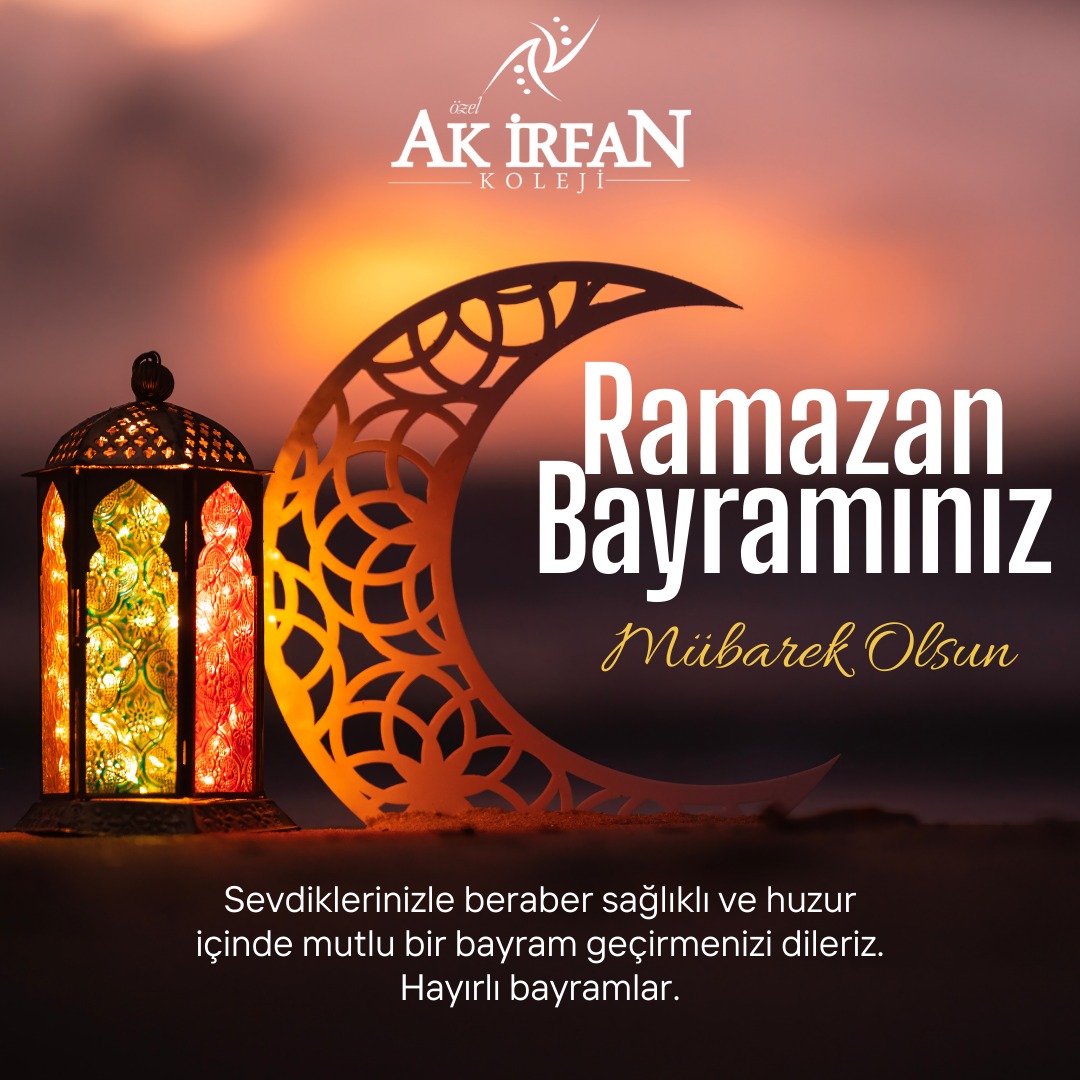 RAMAZAN BAYRAMINIZ MÜBAREK OLSUN.